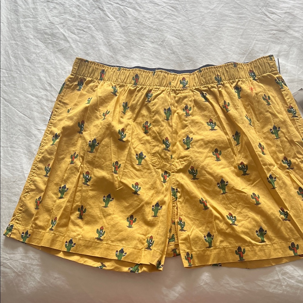 New J. Crew Printed men’s box, L